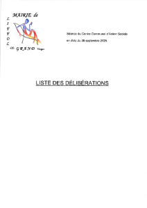 Séance du CCAS du 30 septembre 2025